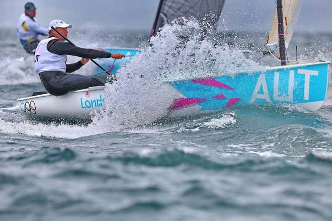 Finn Class - London 2012 Olympic Sailing Competition &copy; Francois Richard